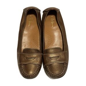 Cole Haan Metallic Penny Loafers